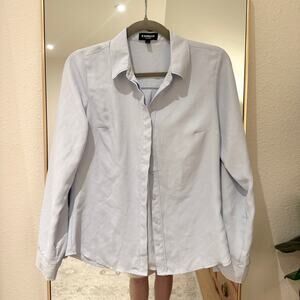 Express 'Relaxed Portofino Shirt' in 'Halogen' XS Light Blue